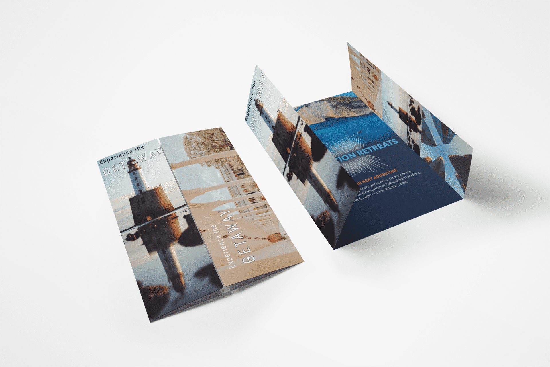 4 Panel Gate Fold Brochure Template